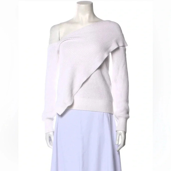 RtA White Off-The-Shoulder Sweater- Size XS; Like New Condition - Picture 5 of 7